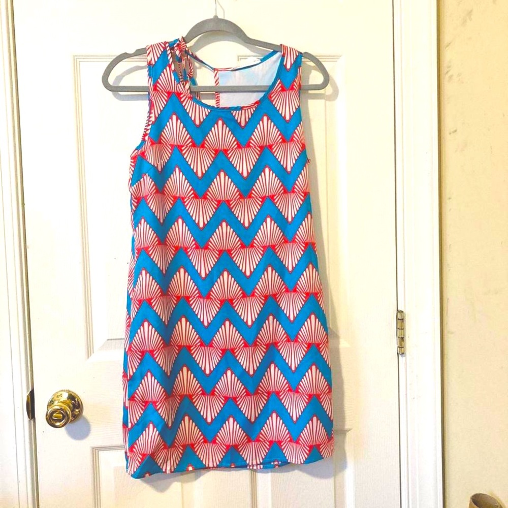 Vintage Peach Love Cream Dress sz S